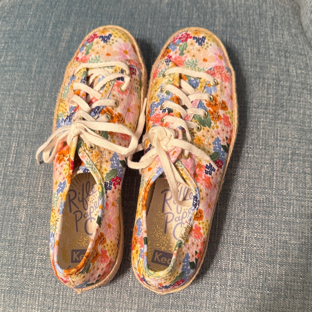Keds Rifle Paper Co Floral Canvas Sneakers